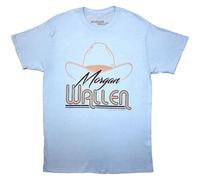 Morgan Wallen Cowboy Hat T Shirt XXL Blue