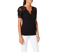 Morgan Woman 212-Denata T-Shirt, Black, S