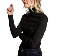 Morgan Women 202-Tentosa Pull Long Sleeve Long Rollé Lurex Mentosa Black TXL, Black, XL EU