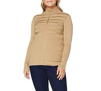 Morgan Women's 132-MENTOS.M Plain or unicolor Turtleneck Long sleeve Sweater - Brown - Marron (Camel) - 12 (Brand size: M)