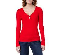 Morgan Women's 212-MBANZI Pullover Sweater, Red, XL