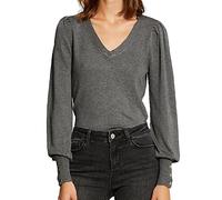 Morgan Women's 212-MOTEUR Pullover Sweater, Anthracite Gray, M