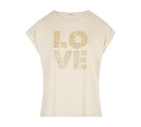 Morgan Women's 251-DSILVI Short Sleeve T-Shirts, Beige M, XL