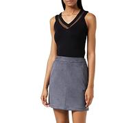 Morgan Women's Débardeur col V DZANA T-Shirt, Black, S