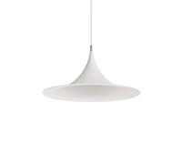 Morgana Pendant Ø47 Nickel/ White