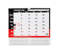 Morgan's Direct 2026 A3+ Wall Calendar - Large Month to View Planner with UK Bank Holidays, Notes & Reminders, Week Numbers, Contact Pages - Hanging Wall Organiser for Home, Office & School