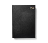 Morgan's Direct 2026 Diary A4 Two Pages per Day Restaurant Planner with Hard Cover | Black
