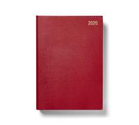 Morgan's Direct 2026 Diary A4 Two Pages per Day Restaurant Planner with Hard Cover | Burgundy