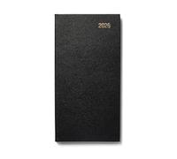 Morgan's Direct 2026 Slim Diary Two Weeks to View Planner with Hard Cover | Black