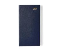 Morgan's Direct 2027 Diary Slim Two Weeks to View Planner with Hard Cover - Blue