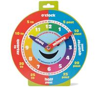 Morgan's Direct Early Learning Education Clock Moveable Hands Happy Face Magnetic. - Easy to use and to learn for young children as well as durable and portable.