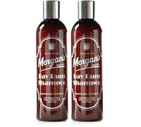 Morgan's Pomade Bay Rum Fragranced Shampoo for Normal Hair, Boosts Hair Vitality and Shine, Moisturises the Scalp, with Keratin and Aloe Vera 250ml (Pack of 2)