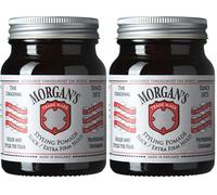Morgan's Pomade Hair Styling Pomade for Slick Looks, High Shine and Extra Strong Hold, Suitable for Thick, Unruly Hair, Ideal for Volumised Hair Styles 100g (Pack of 2)