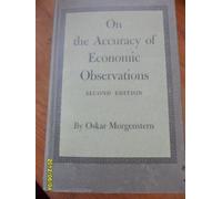 Morganstern: On The Accuracy Of Economic Observations