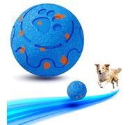 morhandisn Active Rolling Wicked Ball - Self-Moving Dog Toy with Auto-Rolling & Jumping, Smart Obstacle Avoidance, E-TPU Material, IP54 Waterproof, Interactive Ball for Medium/Large Dogs, Blue