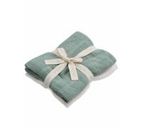 MORI 2 Pack Cotton Blend Cellular Shawls Mint