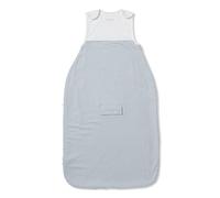 MORI Baby Clever Sleeping Bag 1.5 TOG in Blue Stripe - Breathable Cotton Unisex Toddler Two Way Zip Fitted Swaddle Blanket - One Size