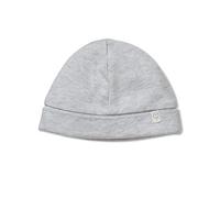 MORI Baby Soft & Gentle Organic Cotton Bamboo Hat in Grey - Unisex Design - Adjustable Roll-Up Length - Thermoregulating & Breathable - Sun Protection - Durable & Flexible - 3-6 Months