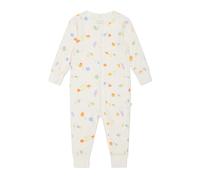 Mori Cotton Blend Fish Sleepsuit (0-24 Mths) - 0-3 M - Cream Mix, Cream Mix