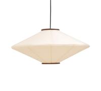 Mori Diamond Pendant Ø65 Walnut/Off-white