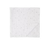 MORI Muslin Swaddle Cloth, Breathable Cotton, 110x110cm, White Large | Multi-use as a burp cloth or comforting blanket; pre-washed for extra softness and gets even softer with every single wash.