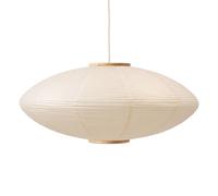 Mori Oval Pendant Ø65 Oak/Off-white