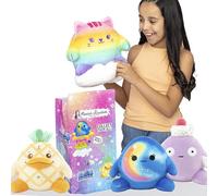Moriah Elizabeth 11" Blob Universe Classic Mystery Plush, YouTube Craft Channel, 1 of 4 Possible, Huggable Surprise Plush, Official Merch