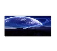 Morian Gaming Mouse Pad 300 * 600 * 3mm Dreamy Starry Sky Non-Slip & Waterproof Computer Mousepad with Stitched Edges for Gaming, Office & Home (G-635)