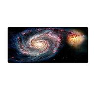 Morian Gaming Mouse Pad 300 * 900 * 3mm Dreamy Starry Sky Non-Slip & Waterproof Computer Mousepad with Stitched Edges for Gaming, Office & Home (G-633)