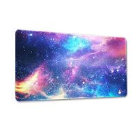 Morian Mouse Pad 400 * 800 * 3mm Dreamy Starry Sky Non-Slip & Waterproof Computer Gaming Mousepad with Stitched Edges (XG7)