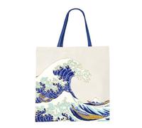 MORIARTY ART PROJECT Tote Bag The Great Wave Of Kanagawa, Blue