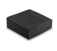 Morigami, Standard Size Napkin, Pleat 1/4, Tip Point, 200 Napkins, Black