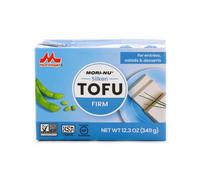 MORINAGA Silken Tofu Blue Firm - 10 Packs of 349g Each Silken Firm | Smooth & Extra Firm Tofu for Cooking, Baking, Stir-Fry & Vegan Recipes - High Protein & Shelf Stable