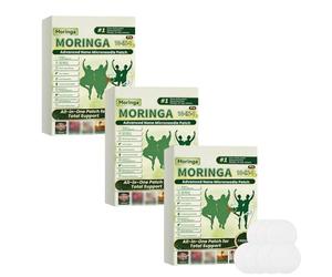Moringa 10-in-1 Advanced Nano Microneedle Patches, 7 Patches, Daily Transdermal Patch for Weight Management, Blood Sugar Balance, Liver Support & Energy Boost