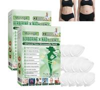 Moringa 10 In 1 Advanced Slimming Patches,Nano Microneedle Patch,Natural Metabalance Patch, Weight Loss Patches Gentle Soothing Slimming Patches For All Body Types For Men And Women (A-2Box)