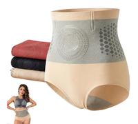 Moringa 4-in-1 Micro-Particle Fat-Burning Sculpting Shorts, Seamless High Waist Tummy Control Shapewear Knickers & Butt Lifter Body Shaper for Women, Soft Breathable Comfortable Shaper Briefs