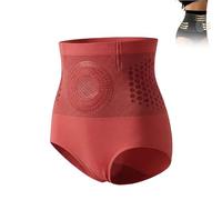 Moringa & Berberine 4-in-1 Micro-Particle Sculpting & Fat-Burn Shorts, Fat Burning Sculpting Shorts, Women Nano Bioactive Fat Burning Shapewear for Party, Everyday Wear Red