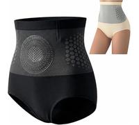 Moringa & Berberine 4-in-1 Micro-Particle Sculpting & Fat-Burn Shorts,Thermogenic Fat Burning Sculpting Shorts,High Waisted Thermogenic Yoga Pants for Women,Firming and Shaping Underwear (Black, M)