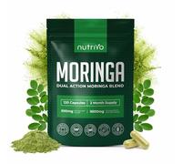 Moringa Capsules 10,000mg | High Strength Dual Action Rosabella Moringa Extract and Powder Formula | 120 Capsules - 2 Months Supply | Pure Moringa Capsules - No Fillers, No Binders, No Additives