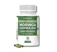 Moringa Capsules 1800mg - High Strength Moringa Oleifera Powder Supplement - 90 Vegan Capsules - Nutripact