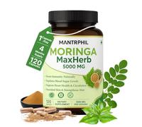 Moringa Capsules 5000mg - 4 -Month Supply | 120 High-Strength Moringa Capsules | Pure Potent Leaf Extract - No Additives | Vegan, Non-GMO & Lab-Tested