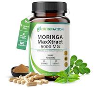 Moringa Capsules 5000mg - 4-Month Supply | 120 High-Strength Rosabella Moringa Capsules | Pure Potent Leaf Extract - No Additives | Vegan, Non-GMO & Lab-Tested