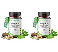 Moringa Capsules 5000mg - 4-Month Supply | 120 High-Strength Rosabella Moringa Capsules | Pure Potent Leaf Extract - No Additives | Vegan, Non-GMO & Lab-Tested (Pack of 2)
