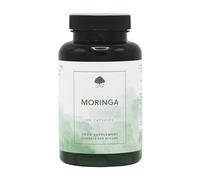 Moringa Leaf Powder Capsules 500mg - Natual Whole Leaf Moringa Oleifera - 120 Vegan Capsules - Non-GMO, Made in The UK by G&G Vitamins