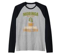 Moringa Morning Herbal Wellness Smoothie Gift Raglan Baseball Tee