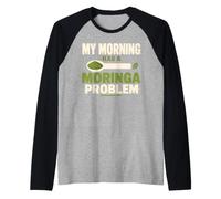 Moringa Morning Herbal Wellness Smoothie Gift Raglan Baseball Tee