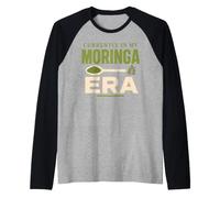 Moringa Morning Herbal Wellness Smoothie Gift Raglan Baseball Tee