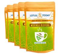 Moringa Tea (Pack of 5) Pure Moringa Leaf | Leaves Tea Supergreen Better Taste - Drumstick Herbal tea