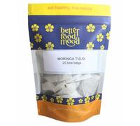 Moringa Tulsi Tea Holy Basil Herbal Tea (25 Tea Bags) | No Caffeine | Oleifera Leaf Rich in Antioxidants, Iron, Vitamin A | Tulsi (Holy Basil) May Boost Immunity | Better Food Mood