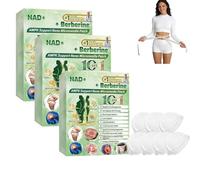 Moringa X Berberine Nad Patches, 2026 New Natural 10-in-1 Advanced Nano Microneedle Patch,Suitable for Women and Men, All Skin Types (3Box)